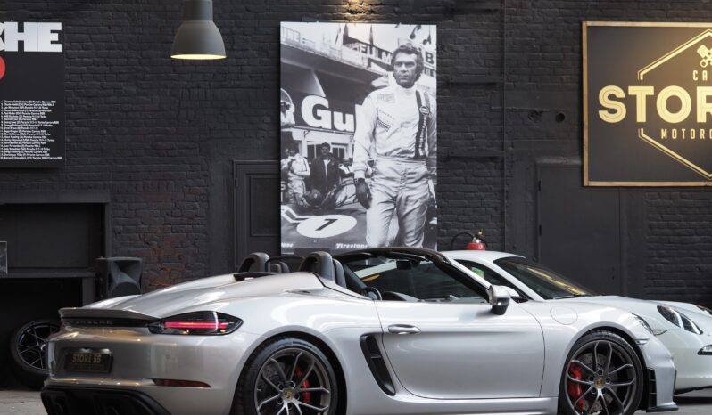 Porsche 718 Spyder 4.0 BV6 – 2020 – Vendue complet