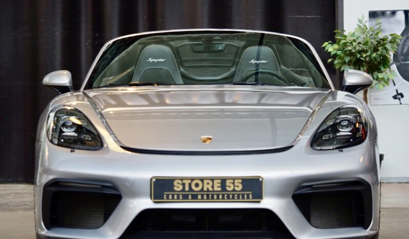 Porsche 718 Spyder 4.0 BV6 – 2020 – Vendue complet