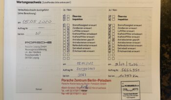 Porsche 718 Spyder 4.0 BV6 – 2020 – Vendue complet