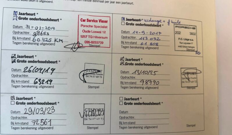 Porsche 993 Carrera 4 3.6 Coupé BV6 – 1995 complet