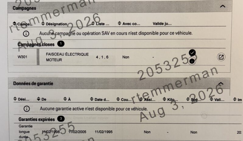 Porsche 993 Carrera 4 3.6 Coupé BV6 – 1995 complet