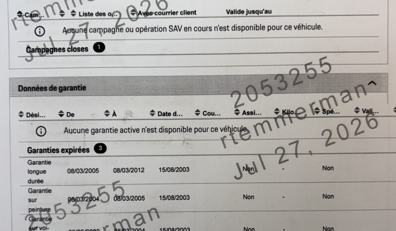 Porsche 996.2 Turbo 3.6 Coupé Tiptronic S – 2002 complet