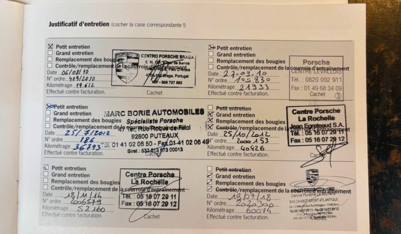 Porsche 997.1 Turbo 3.6 Tiptronic S Cabriolet – 2008 – Vendue complet