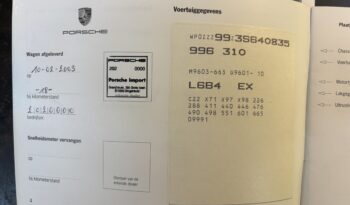 Porsche 996.2 Carrera 3.6 Cabriolet BV6 – 2003 – Vendue complet