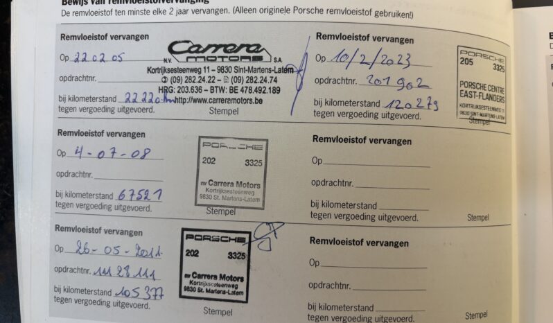 Porsche 996.2 Carrera 3.6 Cabriolet BV6 – 2003 – Vendue complet