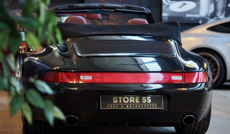 Porsche 993.1 Carrera 3.6 Cabriolet BV6 – 1994 – Vendue complet