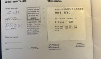 Porsche 993.1 Carrera 3.6 Cabriolet BV6 – 1994 – Vendue complet